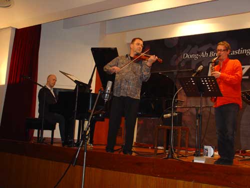 Dong Ah Concert Korea with Hinrich Franck and Frank Gratkowski